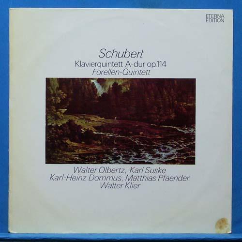 Olbertz+Suske, Schubert piano quintet Op.114 숭어 (동독 Eterna 블루반)