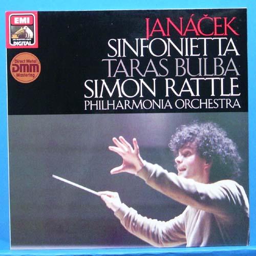 Rattle, Janacek sinfonietta/Taras Bulba (독일 EMI)