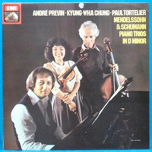 정경화/Andre Previn/Paul Tortelier (Mendelssohn/Schumann piano trios) 영국 EMI 스테레오 초반