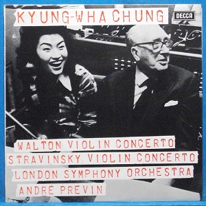 정경화, Walton/Stravinsky violin concertos (영국 Decca 초반)