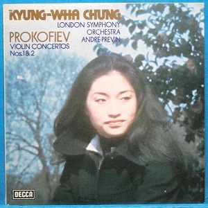 정경화, Prokofiev violin concertos (영국 Decca 초반 자켓)