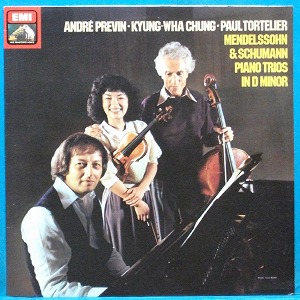 정경화/Andre Previn/Paul Tortelier (Mendelssohn/Schumann piano trios) 영국 EMI 초반