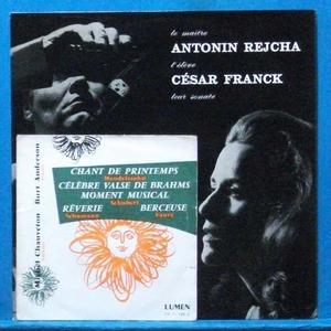 Michel Chauveton, Rejcha/Franck violin sonatas LP + EP
