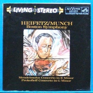 Heifetz, Mendelssohn/Prokofiev violin concertos