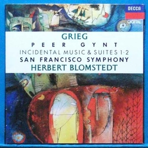 Blomstedt, Grieg &quot;Peer Gynt&quot; &amp; incidental music 2LP&#039;s (한국 LP only)
