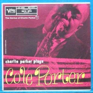 the Genius of Charlie Parker #5 (plays Cole Porter) 미국 Verve yellow labels 모노 초반